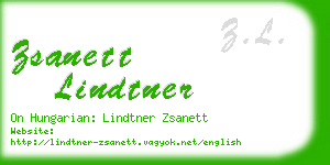zsanett lindtner business card